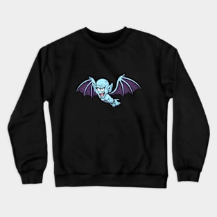 Creepy Bat Crewneck Sweatshirt